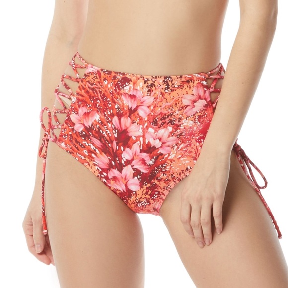 Carmen Marc Valvo Bikini Top & High-Waist Bottom - Picture 6 of 8